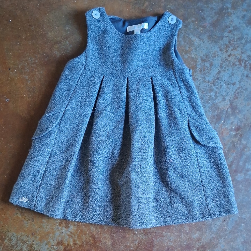 Marie Chantal Charcoal Sleeveless Dress